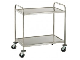 Chariot inox 2 plateaux