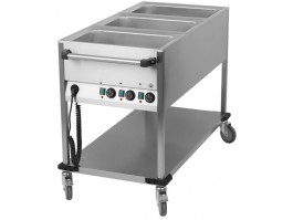 Chariot Bain-Marie 3 Cuves