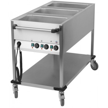 Chariot Bain-Marie 3 Cuves