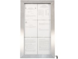 Porte menu LED 6 feuilles