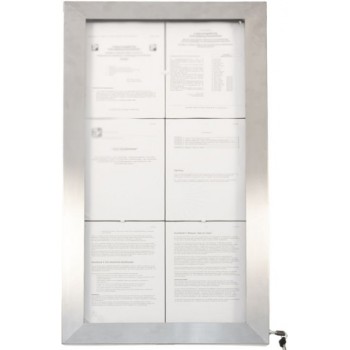 Porte menu LED 6 feuilles