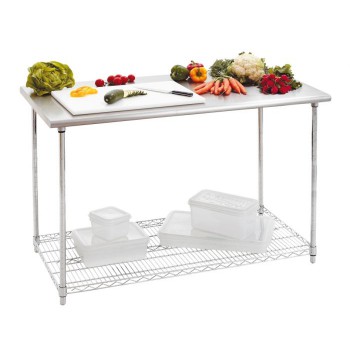 Table cuisine inox 120cm