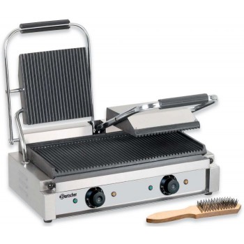 Grill panini professionnel double