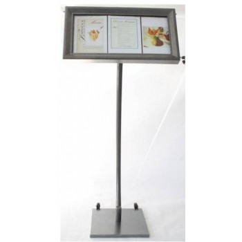 Porte menu LED 3 feuilles