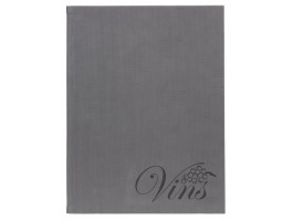 Carte des vins A4 Gris