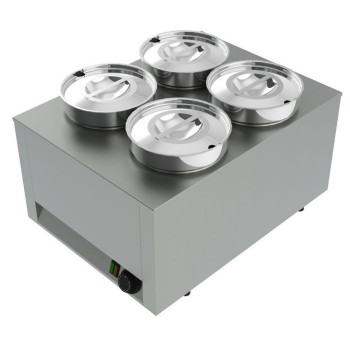 Bain Marie à sauce 4 cuves