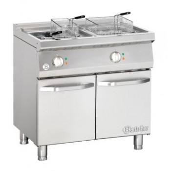 Friteuse électrique - 2 cuves de 15 litres