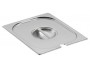 Couvercle bac gastro ajouré GN 1/2 Inox