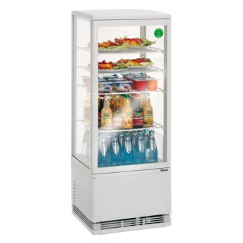 Mini vitrine réfrigérée blanche 98 Litres