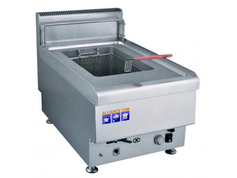 Friteuse professionnelle inox Bartscher - Friteuse pro de 8 litre avec  vanne de vidange