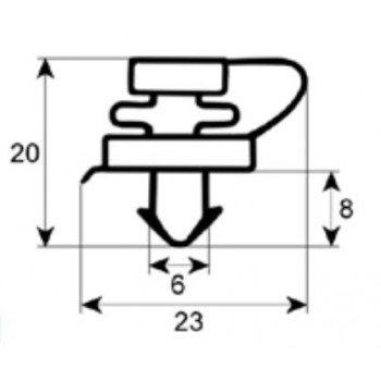 Joint de porte cellule de refroidissement W5TGO