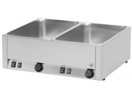 Double bain marie inox 