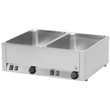 Double bain marie inox 